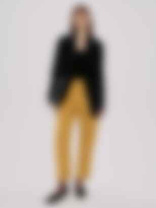 Curved Cargo Pant in Goldenrod