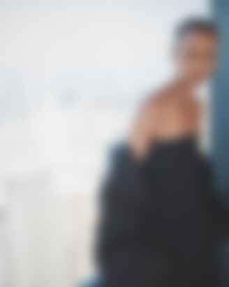 Double Face Architectural Bustier in Black