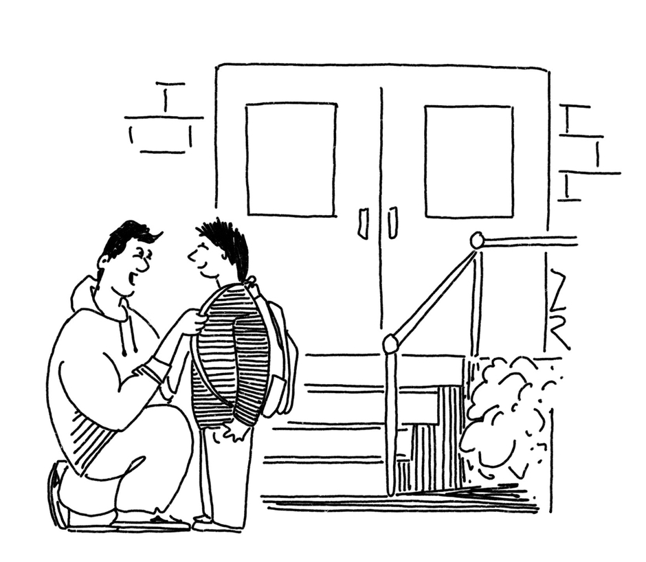 “Try to make friends—but don’t make friends with kids whose parents want to be my friend.”