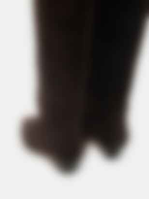 Allegra Riding Boot in Chocolate Suede