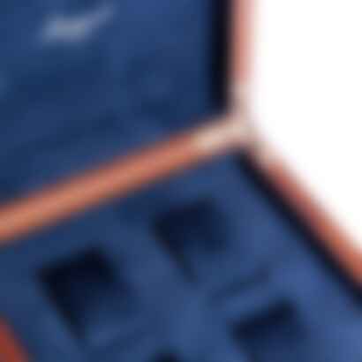 Heritage Chroma Four Watch Box in Navy Blue