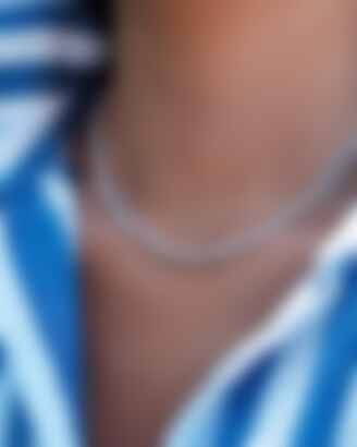 The Reason Rope Necklace in White