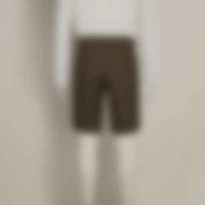 Irish Linen Gurkha Shorts in Khaki