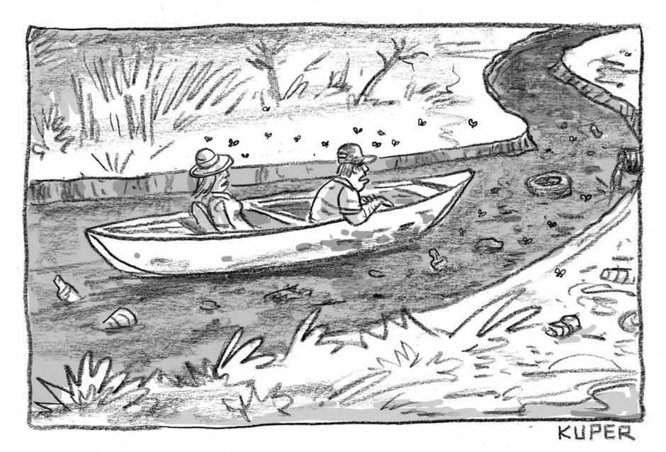 “I sure wish they hadn’t cut funding for paddles.”
