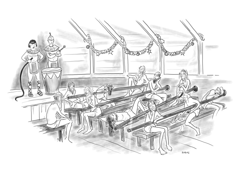 “Same thing every year. You can’t get them to do a blessed thing the week between Christmas and New Year’s.”
