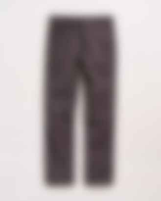 Chambray Flat Front Pant in Charcoal