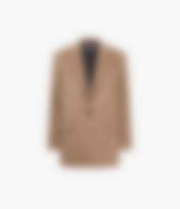 Tailored Cashmere Jacket in Camel