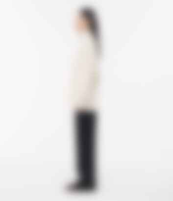 Cashmere Oversized Turtleneck in Ivory