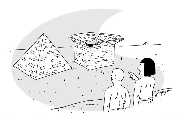 “That one is for the Pharaoh, and that one is for his cat.”