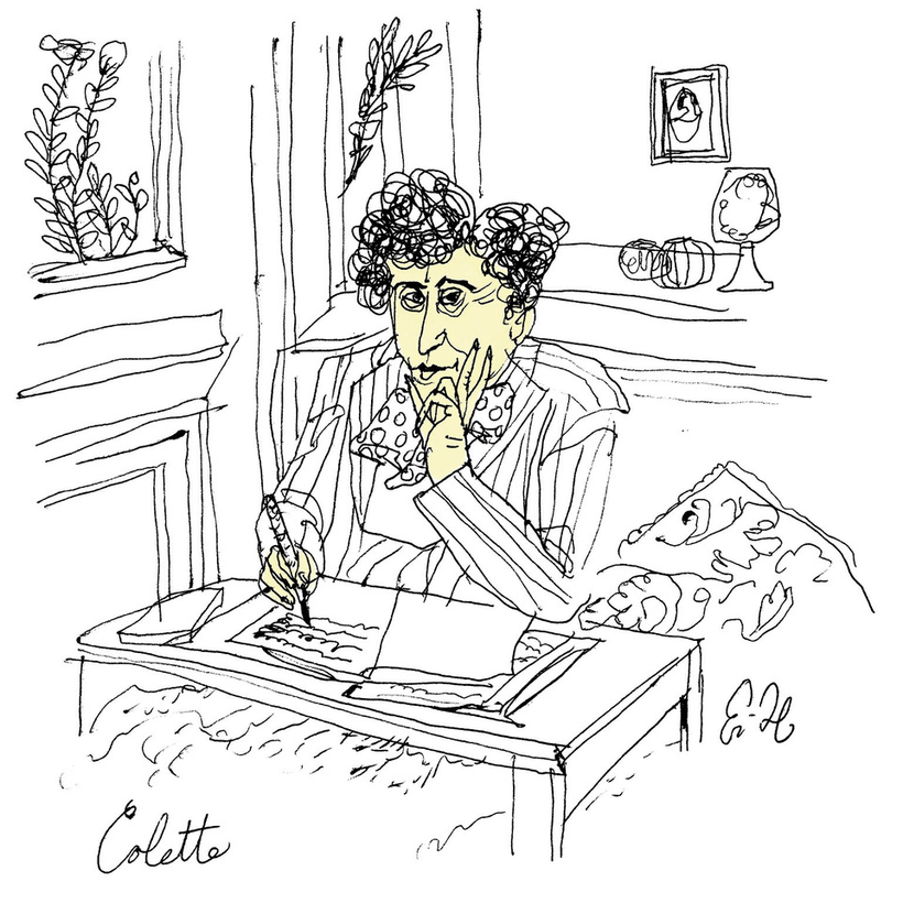 From Eric Hanson’s Sketchbook: Colette Come to Life - Air Mail