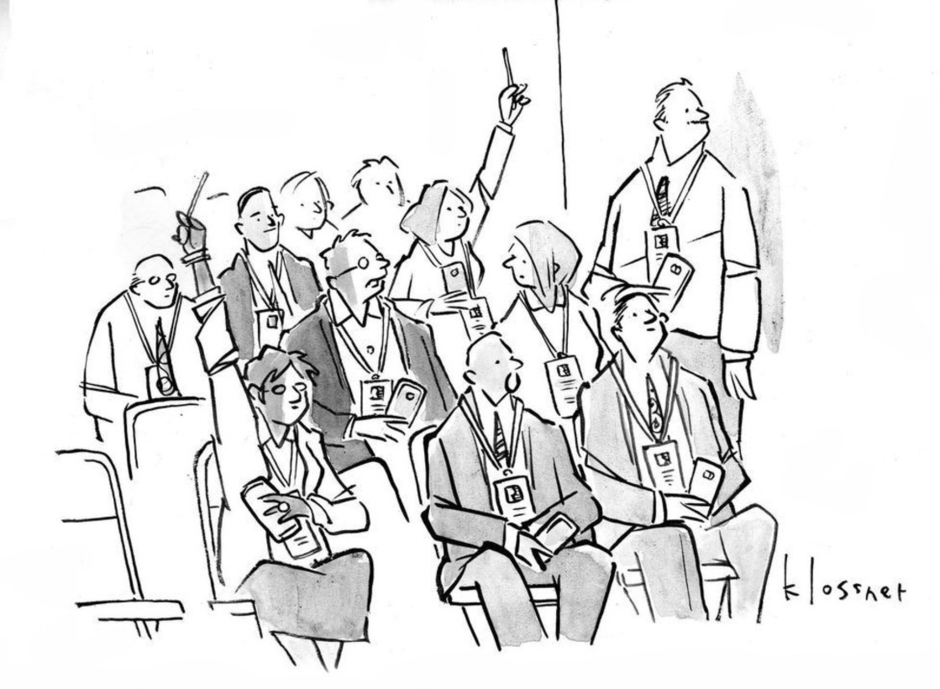 “The press briefings have picked up since they added the laugh track.”