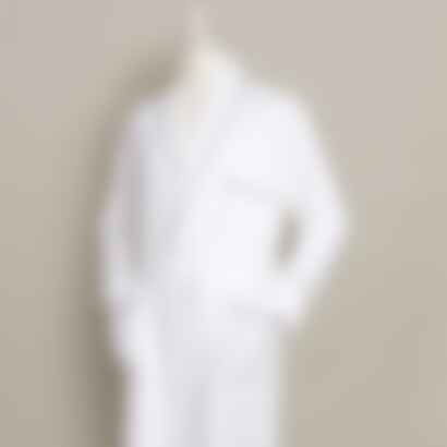 Linen Dressing Gown in White